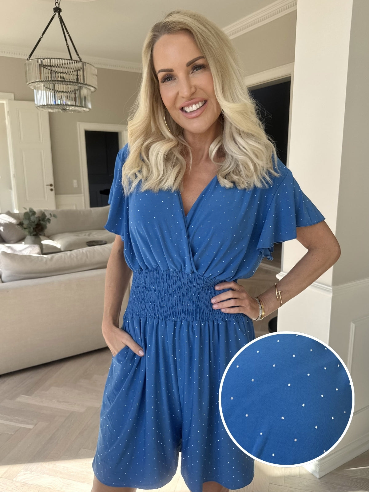 Pams Crystal Playsuit - Elastisk jumpsuit med gjutform